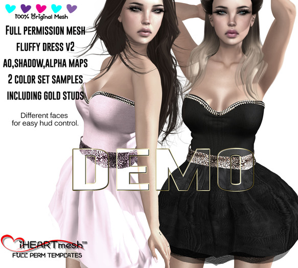 iHm - Fluffy Dress v2 - DEMO
