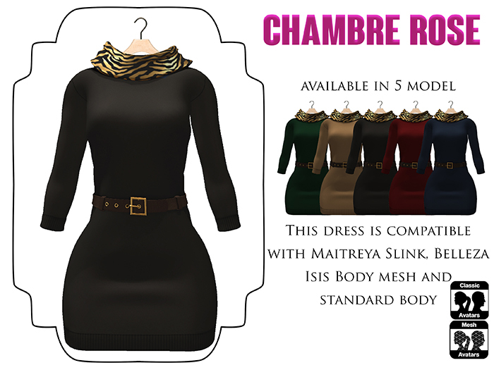 :-:Chambre Rose:-: Inata Noir