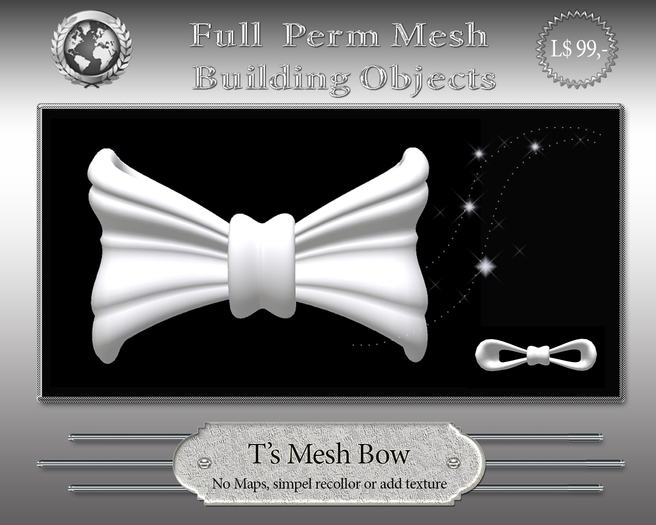 Second Life Marketplace - Full perm Mesh Bow for your builds