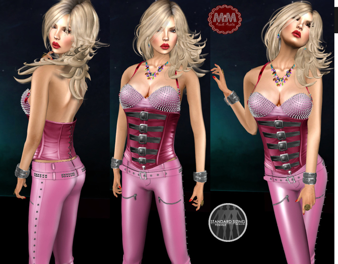M&M-BEYONCE PINK MESH