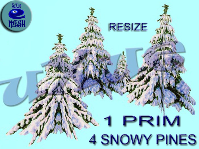 [su] dumping - MESH 1 PRIM SNOWY PINES NEMRUT DORT