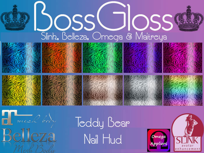 Boss Gloss Teddy Bear Nails