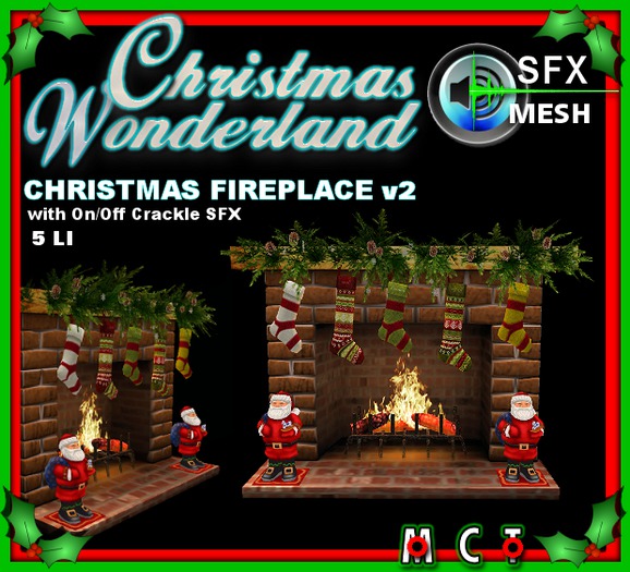 Christmas Fireplace v2