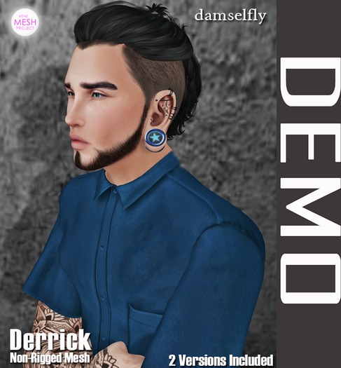 *~*DEMO*~*Damselfly*~*Derrick Non-Rig Mesh