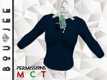 Boujee - Thermal Shirts (Navy)