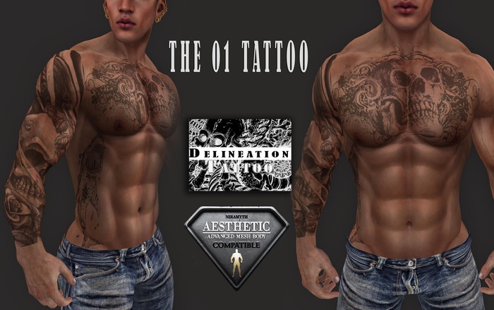 ::[DELINEATION]:: (Aesthetic) The 01 Tattoo HUD (Unpacker)