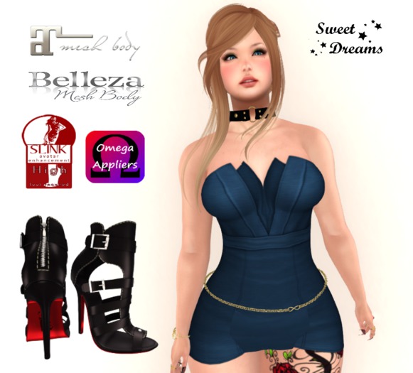 .::SD::. Anna Dress - Blue