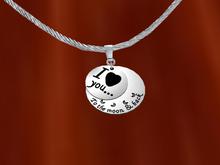 Treasured Hearts Crystal Cross Necklace - Color Change - Resize