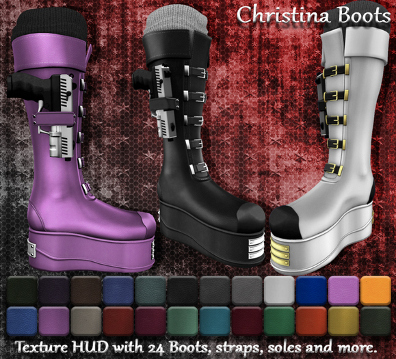 [Syn] Christina Boots (Texture HUD)