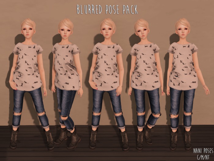nani - blurred pose pack