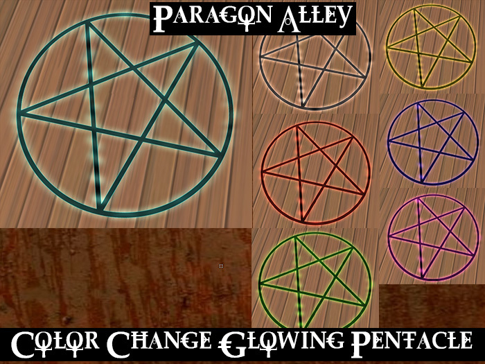 *PA* Color Change Glowing Pentacle