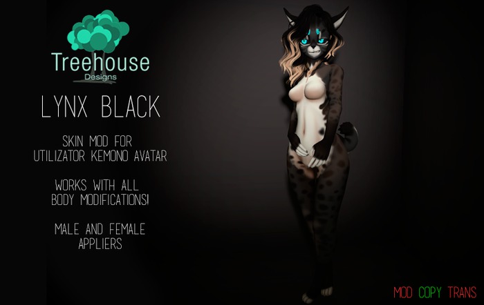 [Treehouse] Lynx Black Kemono