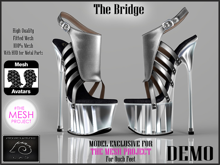 [PL] - DEMO - The Bridge Shoes Crystal - for TheMeshProject