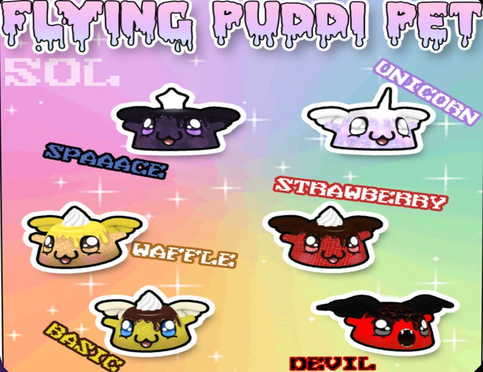 + CosmoPOP + Floating Puddi Pet - Spaaace RARE