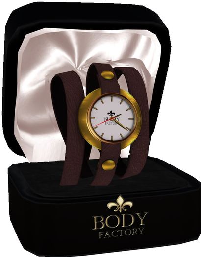 [BODY FACTORY] Stahl Watch - Gold Red