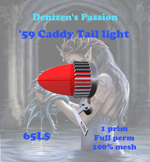 Bike Brakelight - 59 Caddy Style