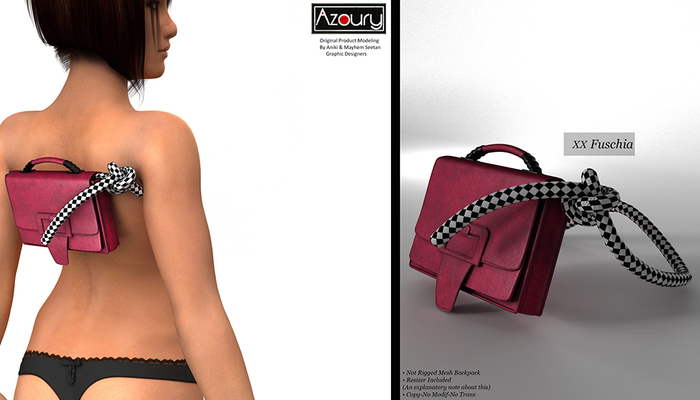 AZOURY - XX Backpack (Fuschia)