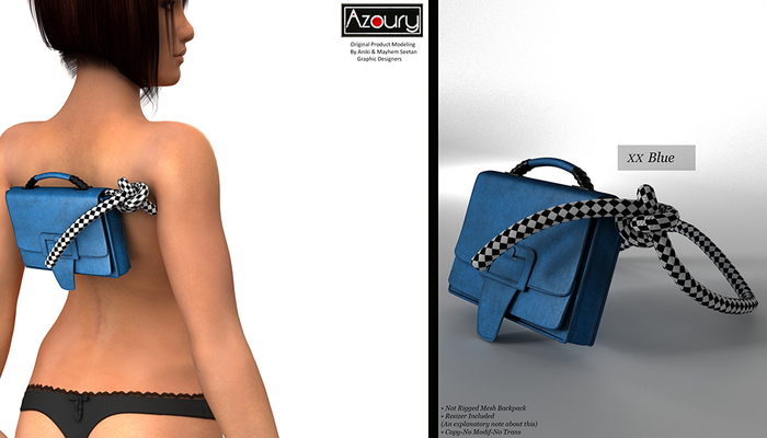 AZOURY - XX Backpack (Blue)