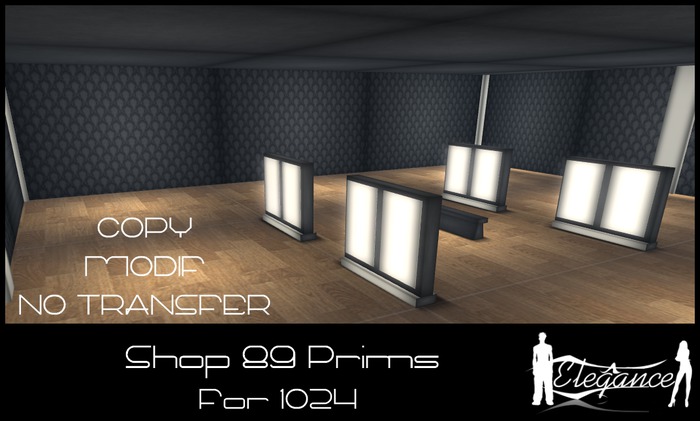 {Elegance} Shop 89prims For 1024