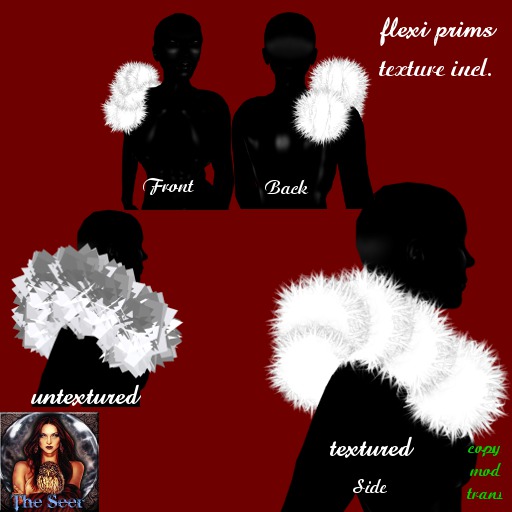 *The Seer* v1 Fur Shoulder Patch