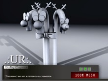 .:UR:. Winter Wonderland - Candy Cane Decor (full perm mesh)
