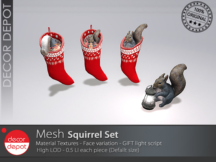[DD] - FULL PERM Squirrels Set