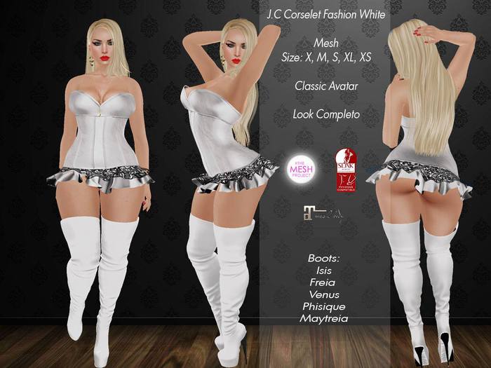 J.C Corselet Fashion White