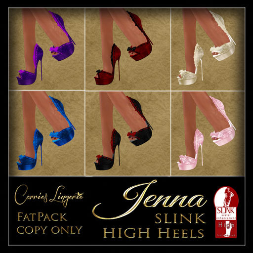 CB~Jenna Slink High Heels FatPack(box)