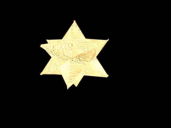 Estrella con musica amarilla