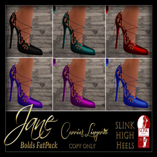 CB~Jane Slink High Shoes FP BOLDS