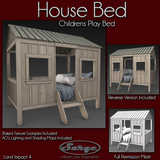 (Surge) Bed With Padded Headboard