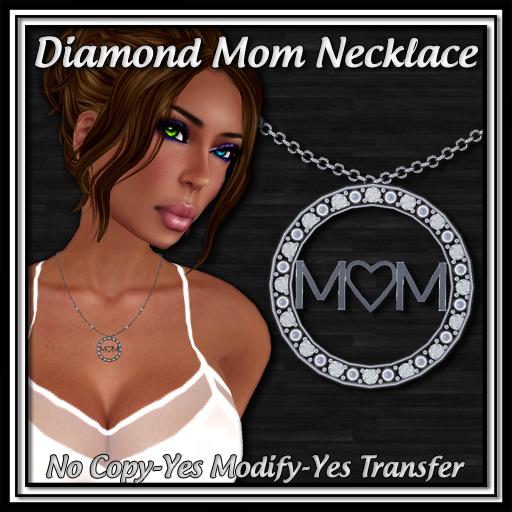 *ICED* Diamond Mom Necklace