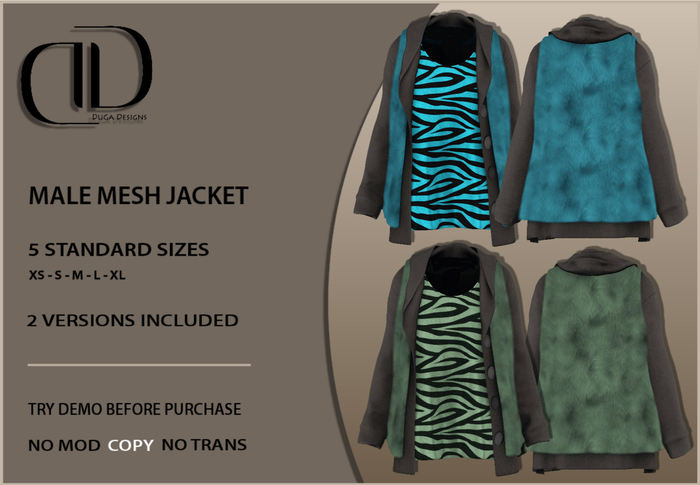 .:DD:. Jacket Male - Pack 2