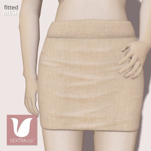 *VEXTRA.co* Bodycon Mini Skirt - Beige