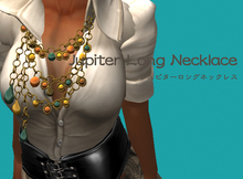 Jupiter Long Necklace - Green Necklace