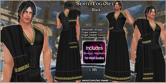 FM Senit Toga Set  /black