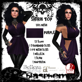 BLASPHEMIC - SHIRIN TOP - PURPLE