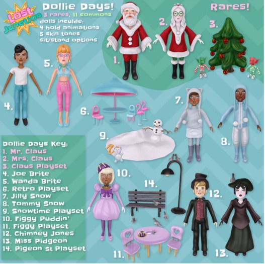 [LJ] Dollie Days - #02 - Mrs. Claus Rare