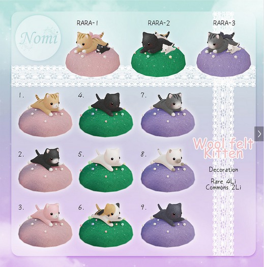 -Nomi-Wool Felt Kitten-Rara-2
