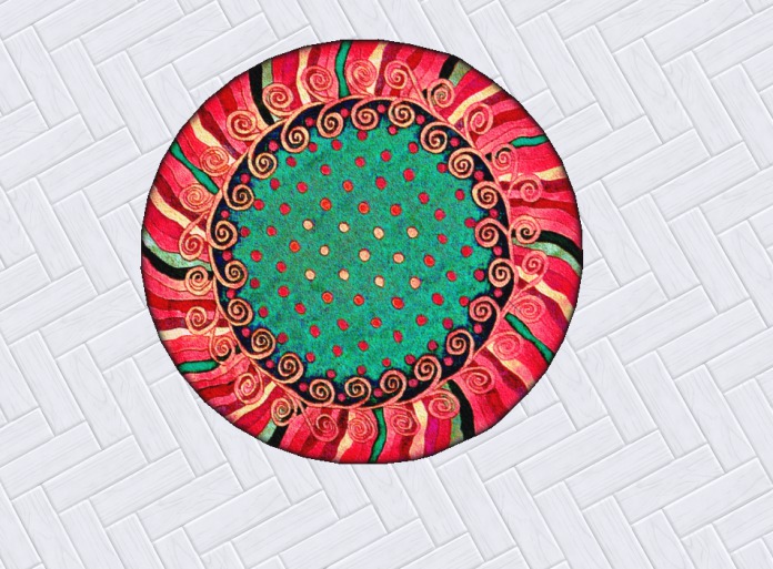Gift-Seaweed Sonnet Mesh Bright Party Rug