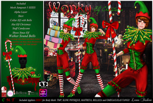 -Lamu Fashion-Costume *WONKY* Elf Christmas (Appliers for Body: TMP, Slink Physique,Belleza,Maitreya,Omega/Lolas Tango)