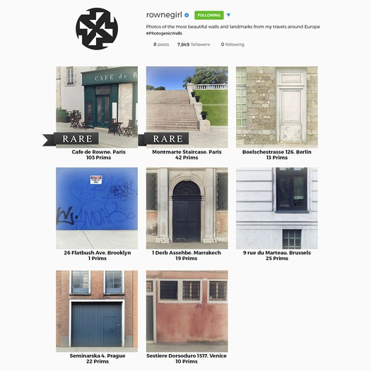 SALE! Rowne - Photogenic Walls Gacha (Landmarks) - Complete Set including Rowne.Cafe de Rowne. Paris RARE and staircase 