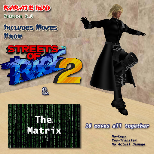Karate Hud Version 2.0 Featuring Streets Of Rage 2 & The Matrix Animations.