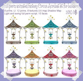 Full Perm Animated MESH My Fantasy Circus Acrobat kit for builders