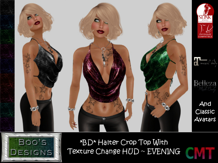 *BD* Halter Crop Top ~ DEMO (Boxed)