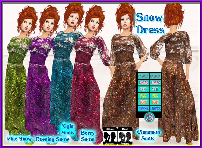 G * DEMO Snow Dress