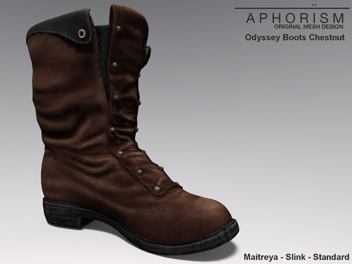  !APHORISM! Odyssey Boots Chestnut