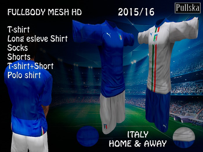 KITS ITALY HOME / AWAY 15/16