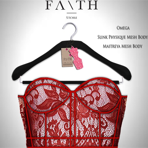 Faith/Sienna corset lace red