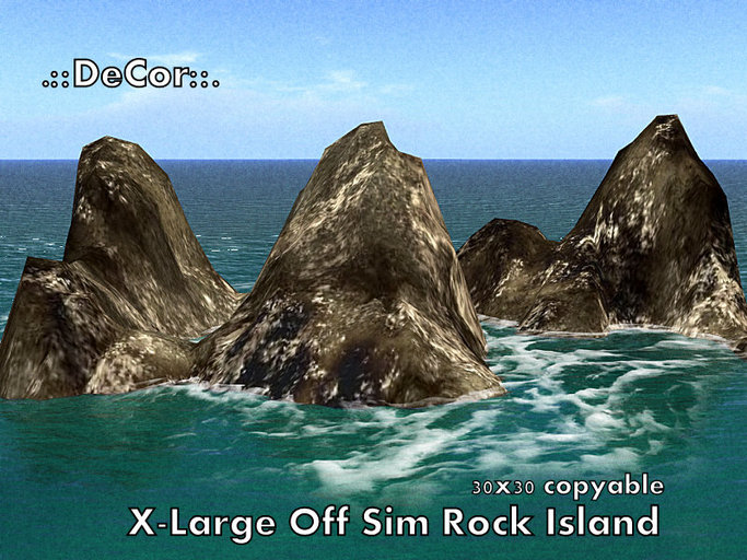 XL Out Side Off Sim Ocean Reef Rock  EXTEND YOUR SIM DESIGN 2